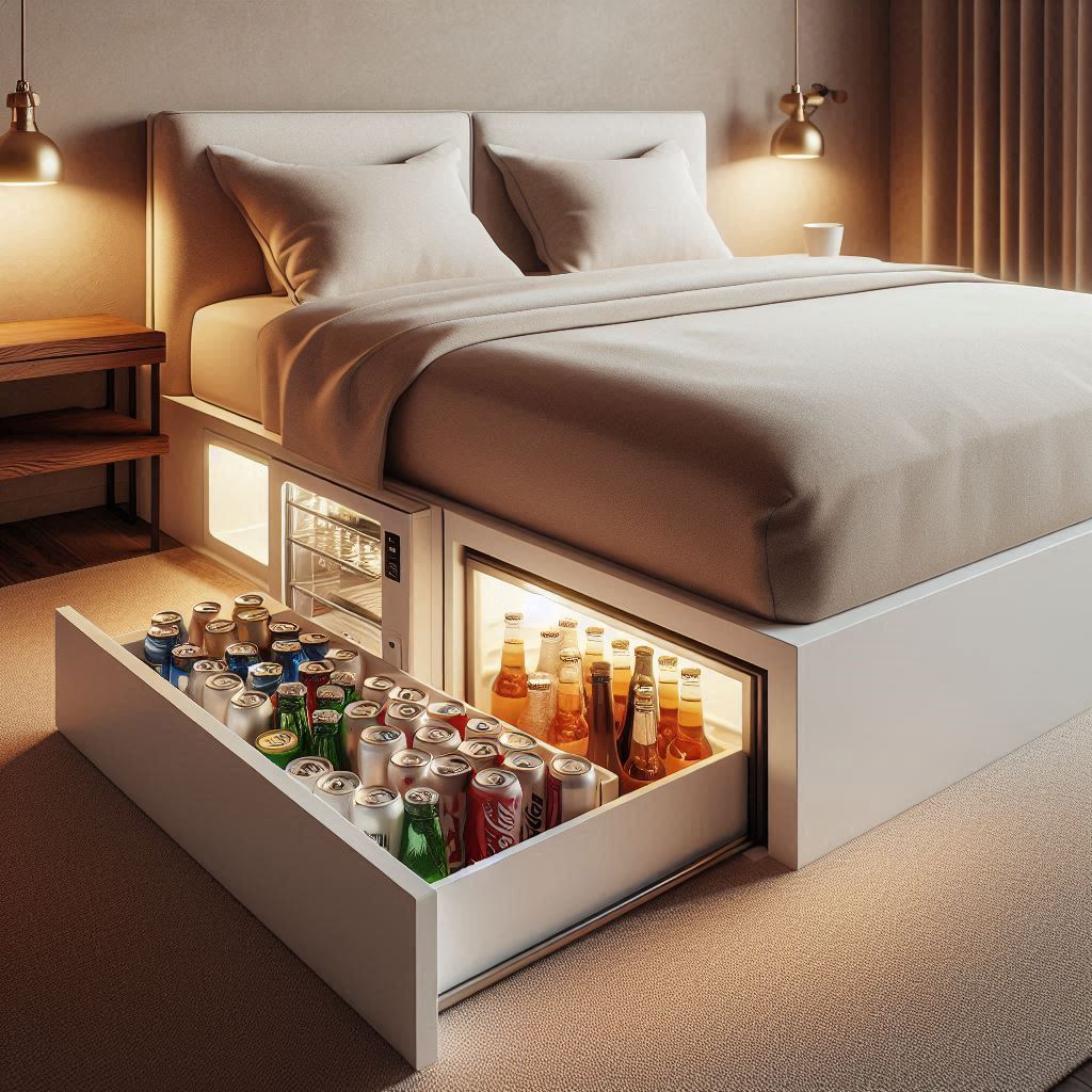 Bed with Integrated Refrigerator: Revolutionizing Comfort and Convenience