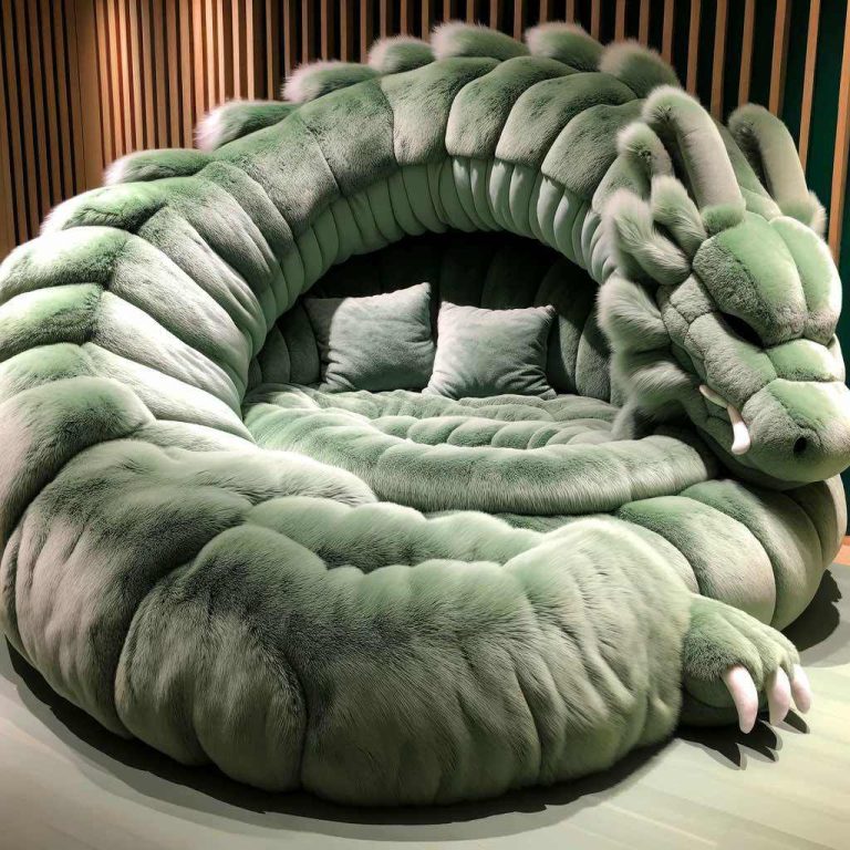 Giant Dragon Lounger: A Grand Fusion of Fantasy and Comfort