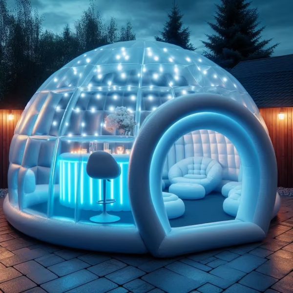 Features of an Inflatable Igloo With Bar