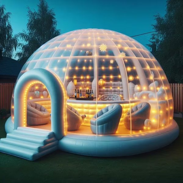 How to Incorporate an Inflatable Igloo With Bar into Your Event