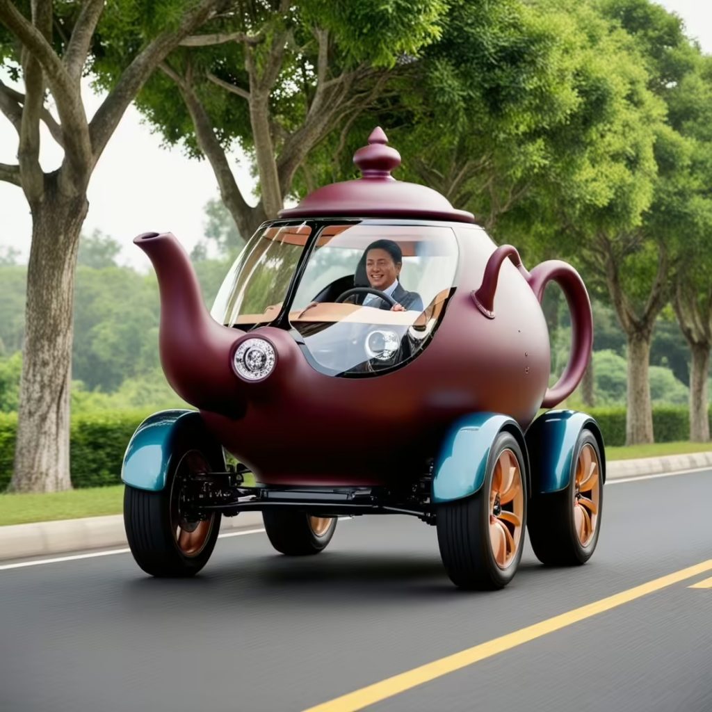 Tea Pot Shape Car: A Fusion of Whimsical Design and Modern Engineering