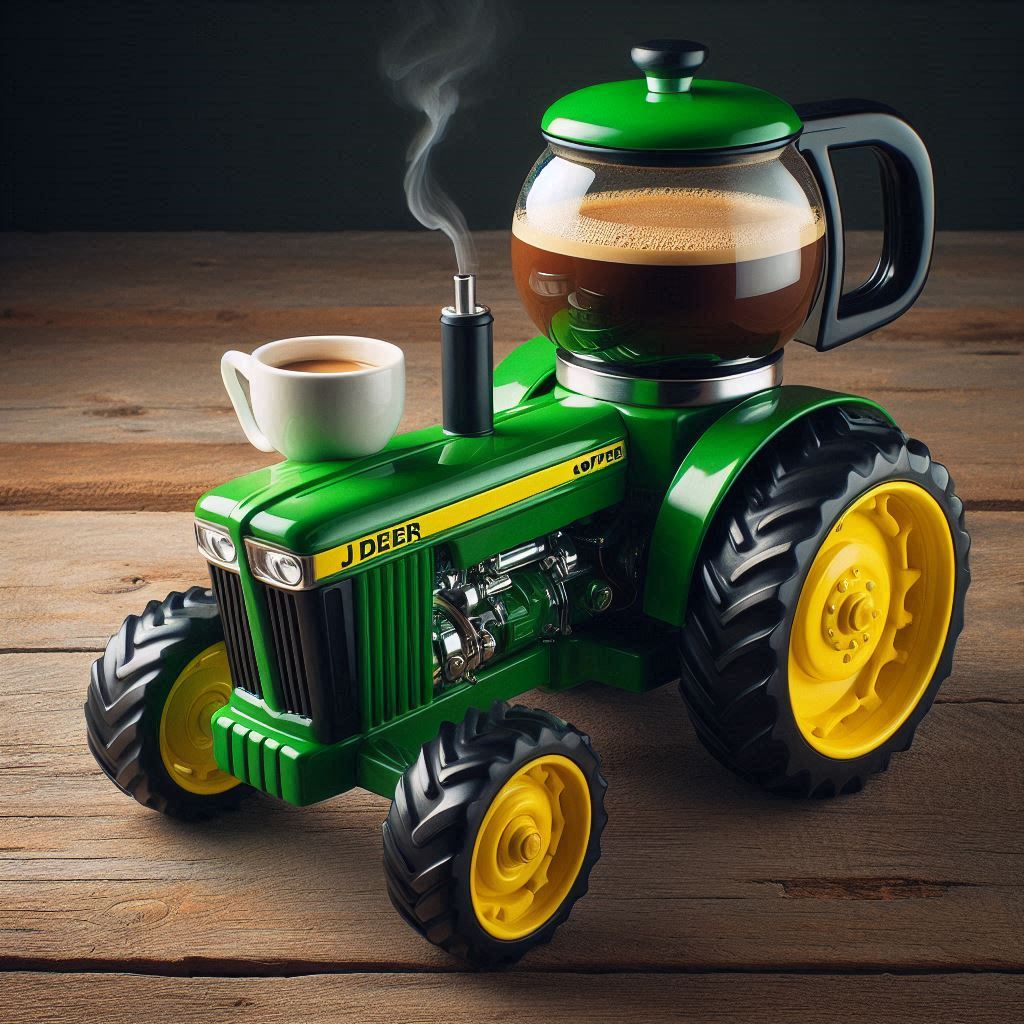 Mini Tractor Coffee Maker