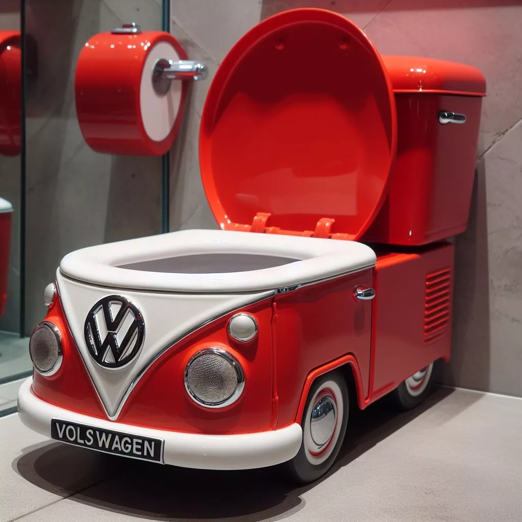 Volkswagen Shaped Toilet: A Unique Fusion of Creativity and Functionality