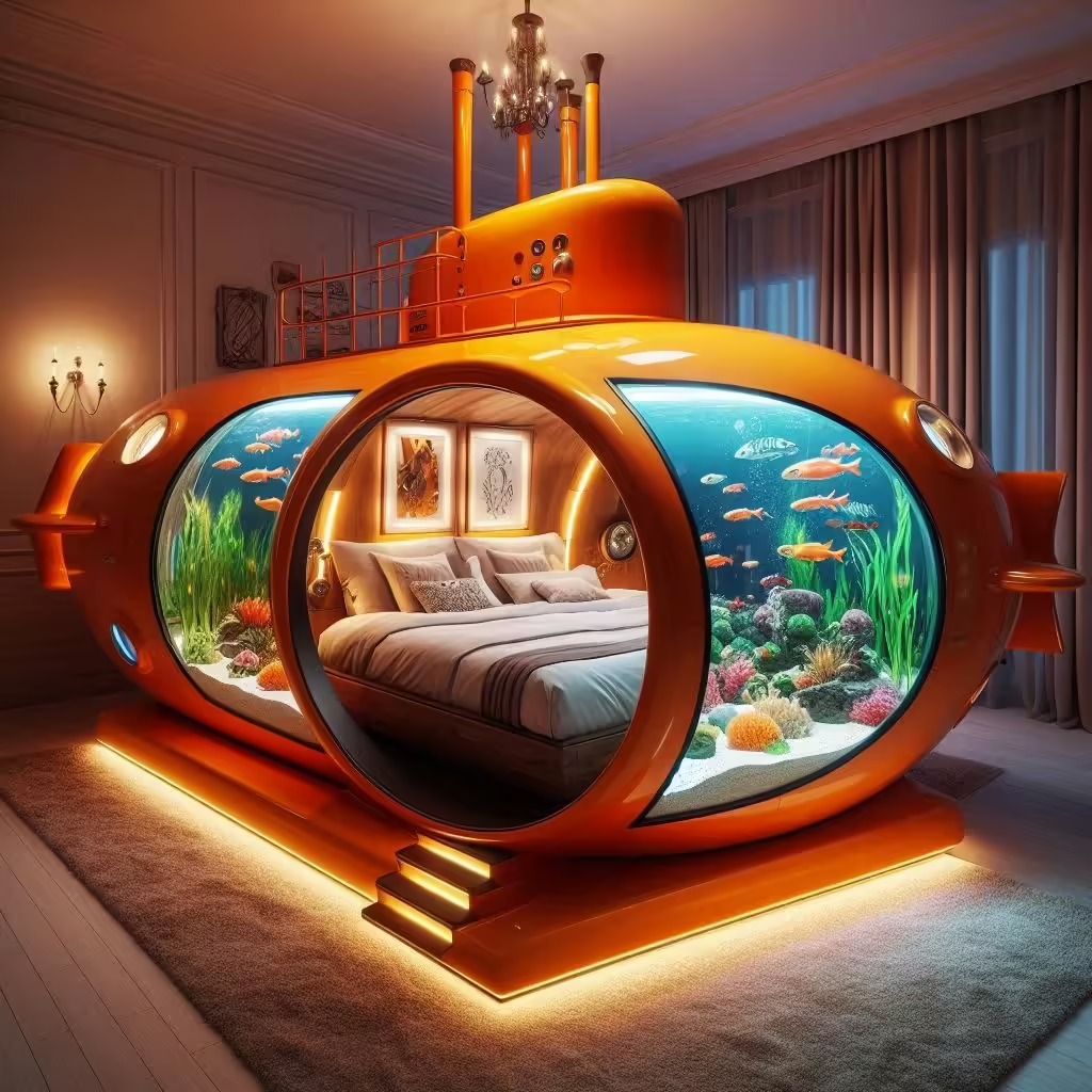 What Is an Aquarium Submarine Bed?