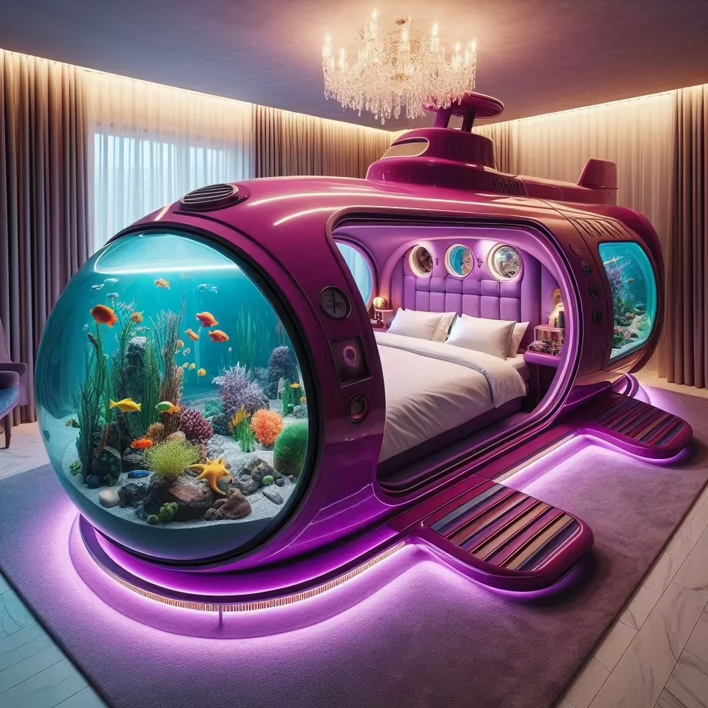 Design Options for Aquarium Submarine Beds