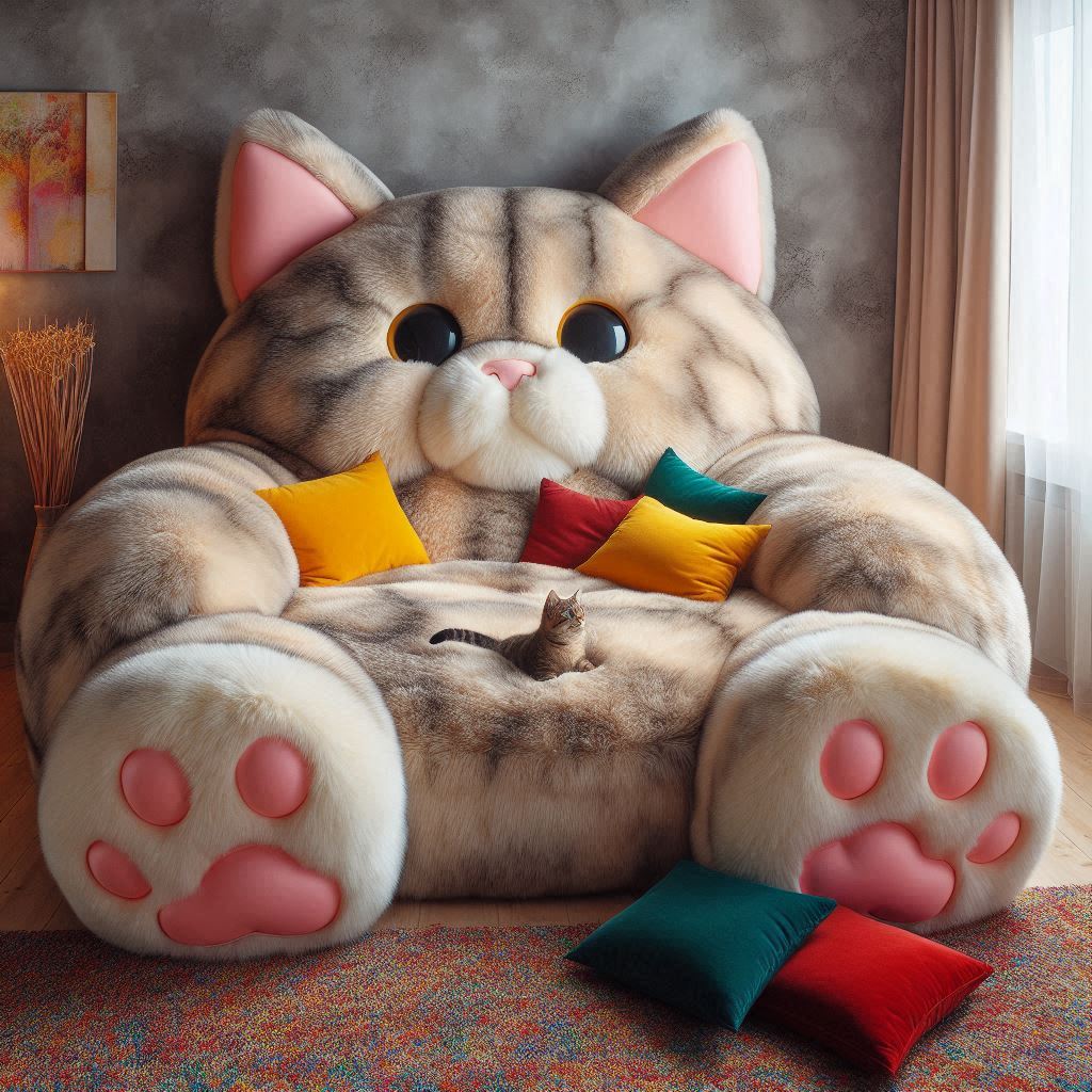 The Rise of Giant Cat Loungers