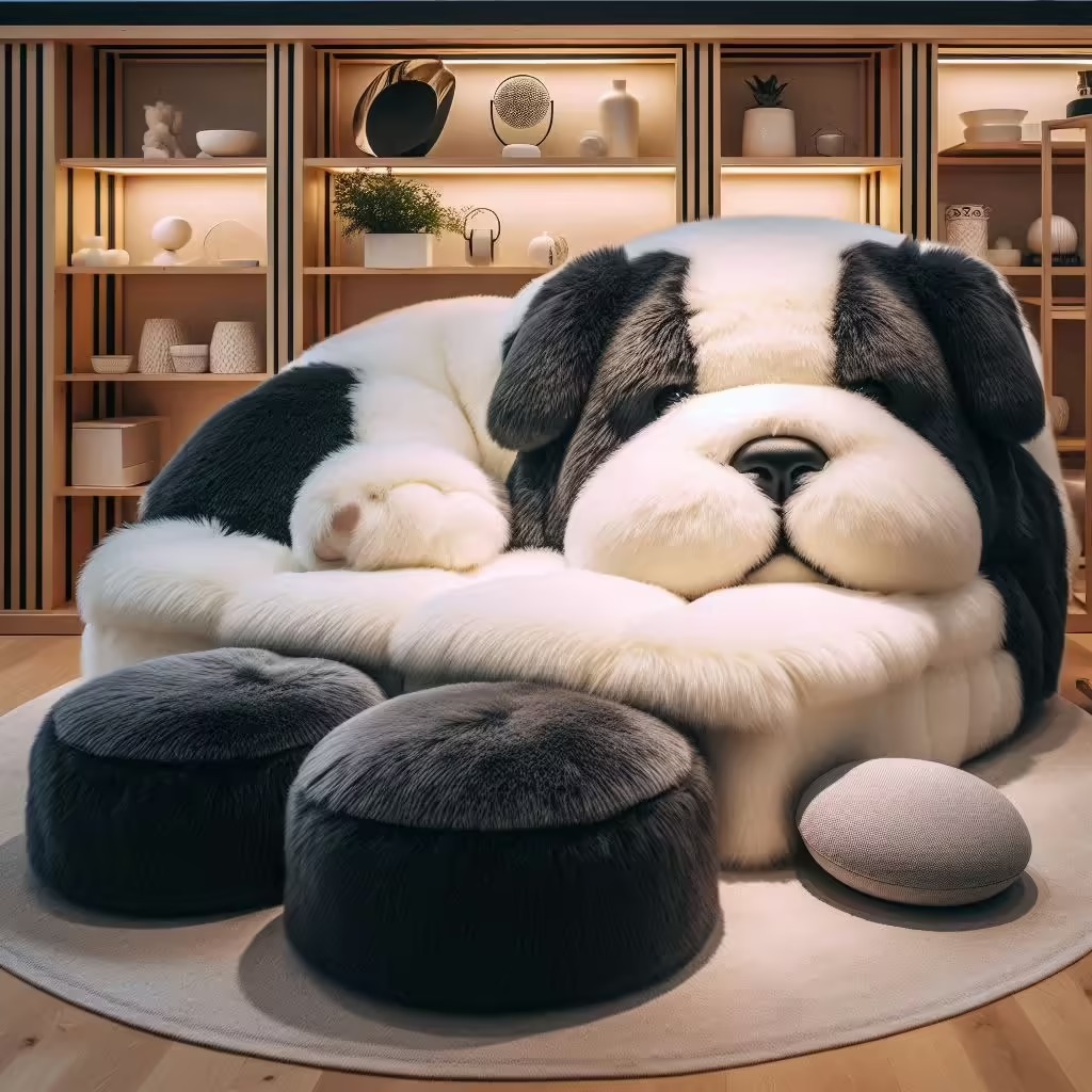 Giant Dog-Shaped Loungers: Unique and Whimsical Comfort for Your Home