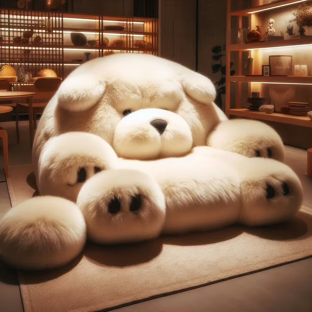 The Appeal of Giant Dog-Shaped Loungers