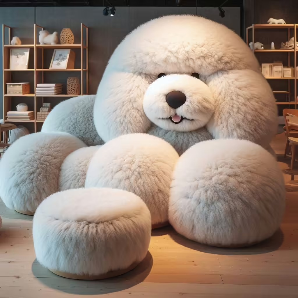 Care and Maintenance of Giant Dog-Shaped Loungers