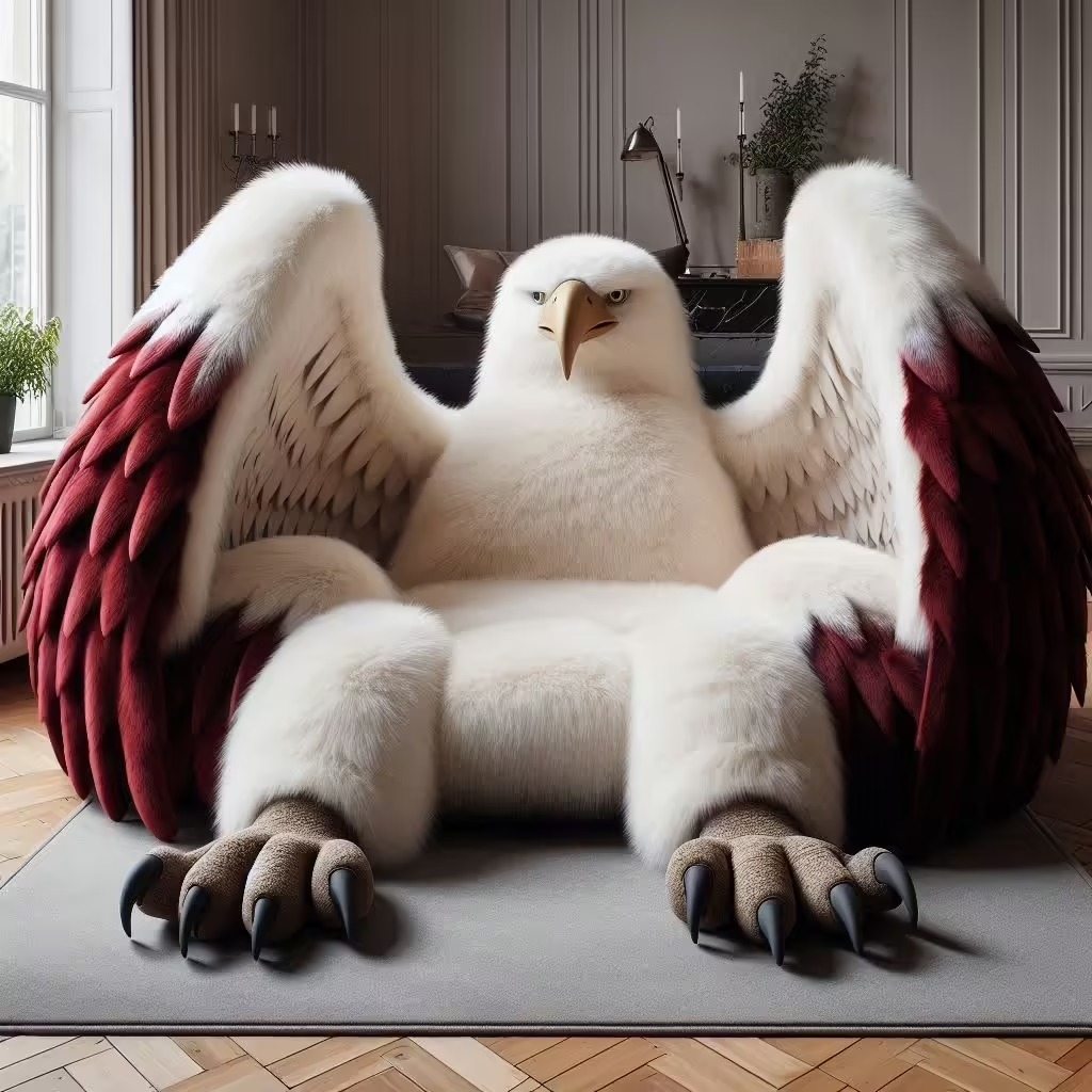 The Unique Appeal of Giant Eagle-Shaped Loungers