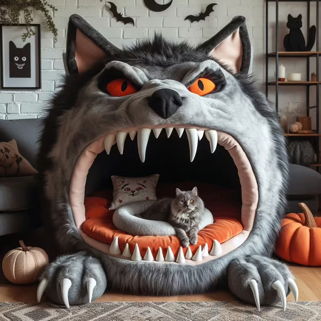 Popular Designs for Halloween-Themed Pet Beds