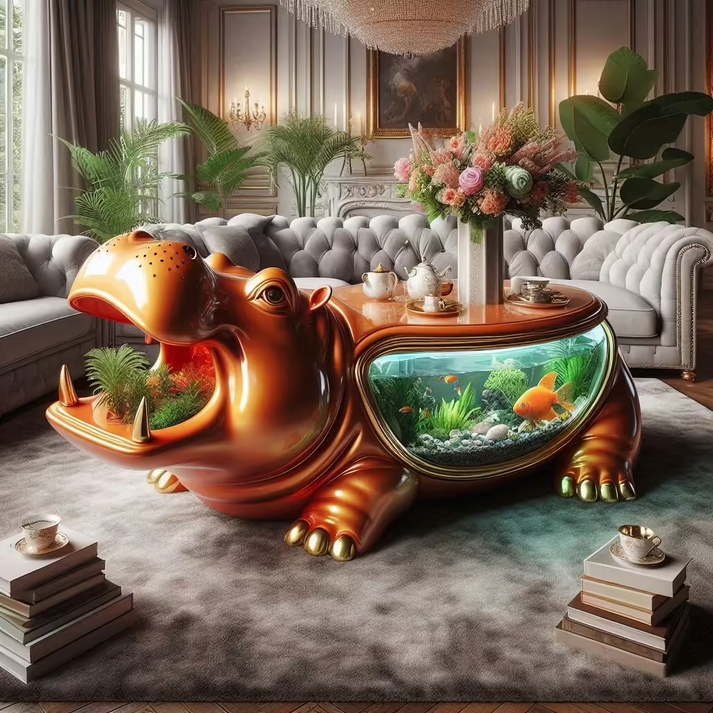 Where to Buy a Hippo-Shaped Coffee Table