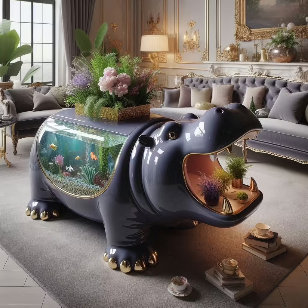 Why Choose a Hippo-Shaped Coffee Table?