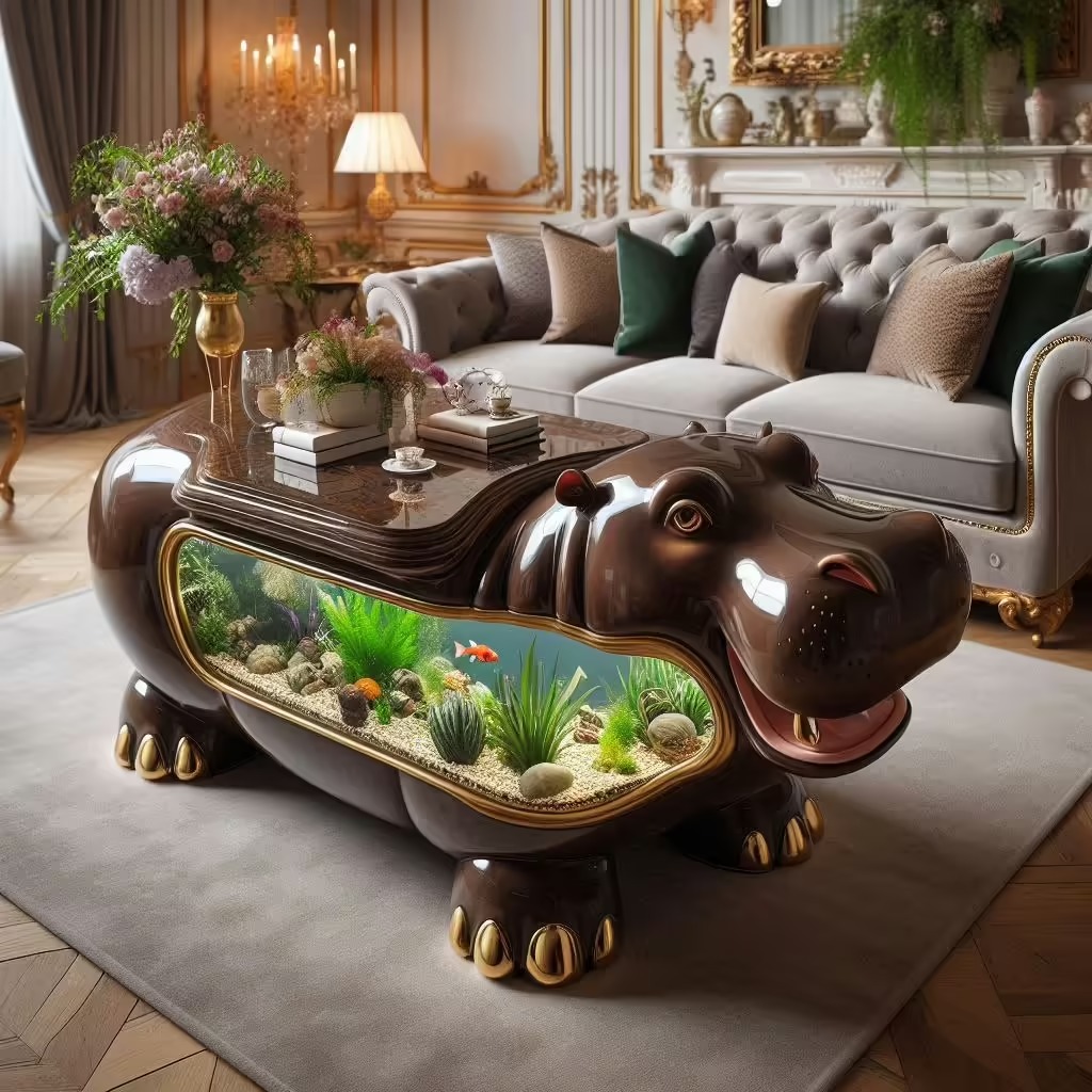 Why Choose a Hippo-Shaped Coffee Table?