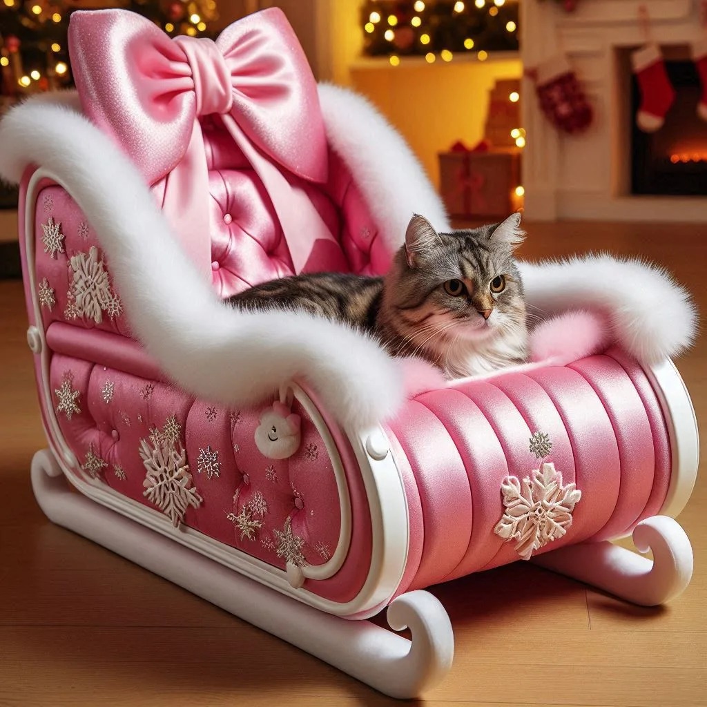 Where to Buy Christmas-Inspired Pet Beds