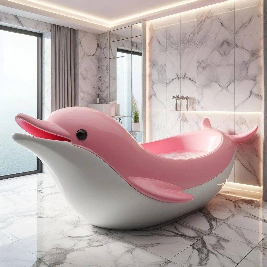 The Practical Benefits of Dolphin-Shaped Bathtubs