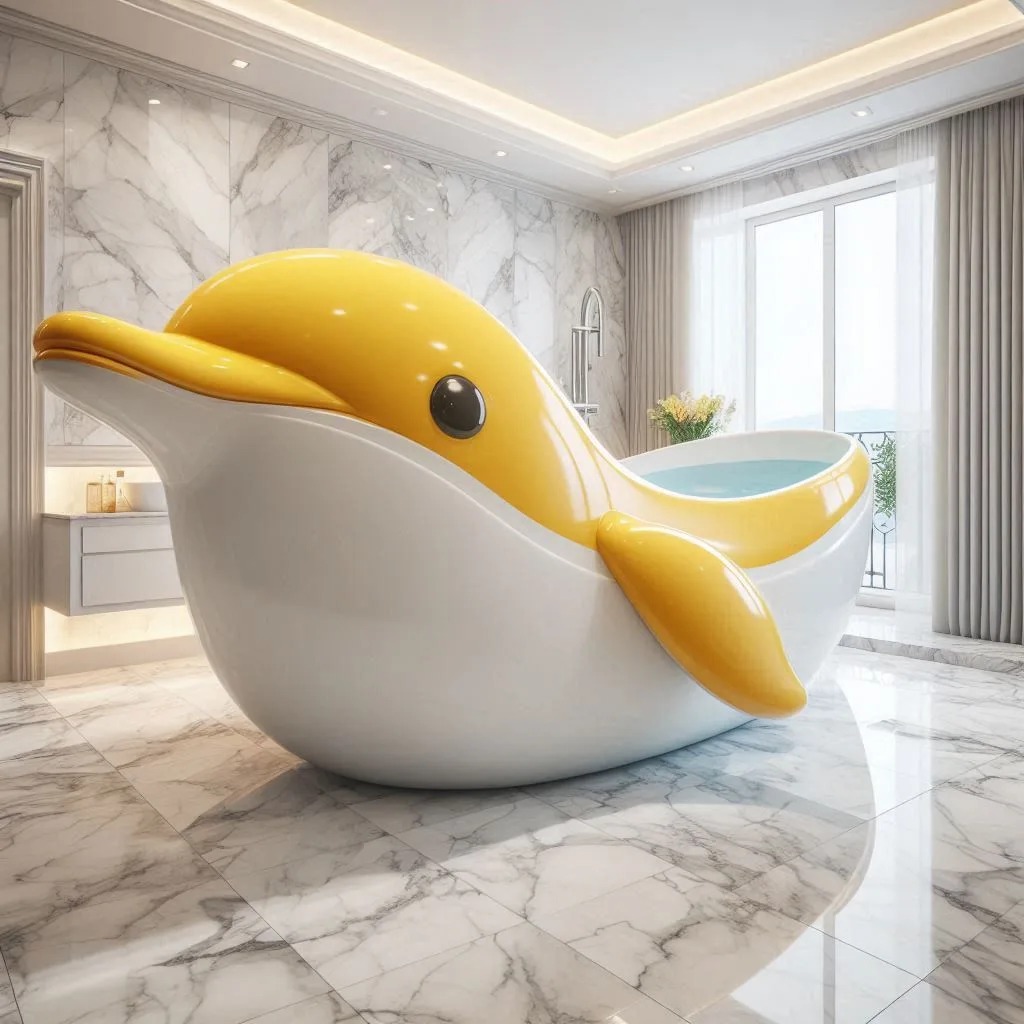 Design Features of Dolphin-Shaped Bathtubs