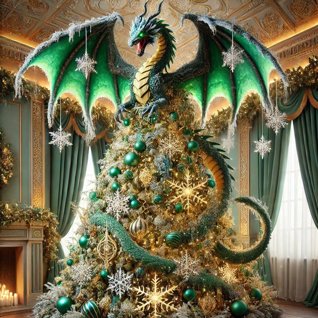 DIY Dragon Christmas Tree Ideas