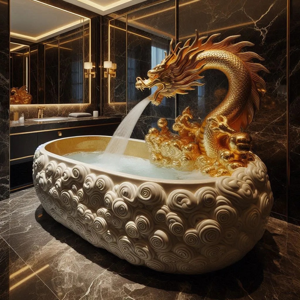 Why Choose a Dragon-Shaped Bathtub?