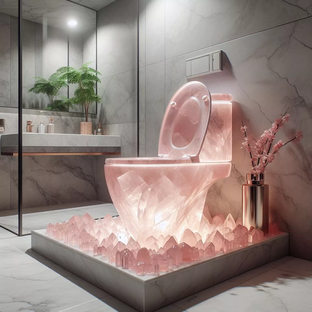 5. Integrating Gemstone Toilets into Bathroom Decor