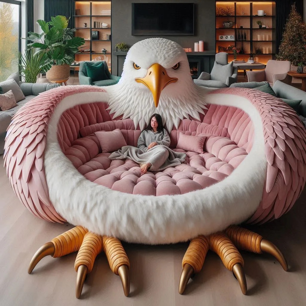 Giant Eagle-Shaped Loungers: Redefining Unique Comfort and Style