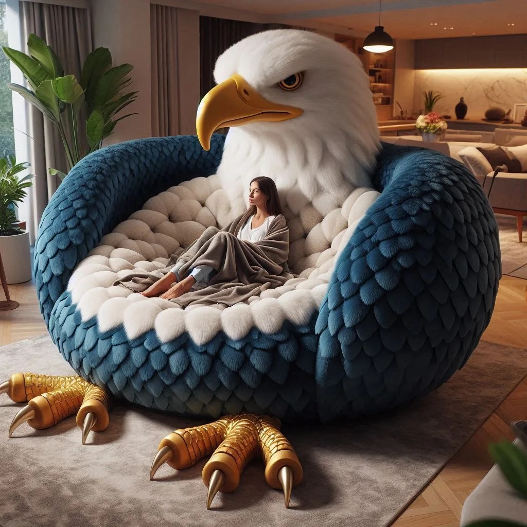 Why Giant Eagle-Shaped Loungers Are Unique