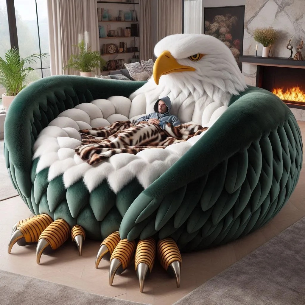 Applications of Giant Eagle-Shaped Loungers