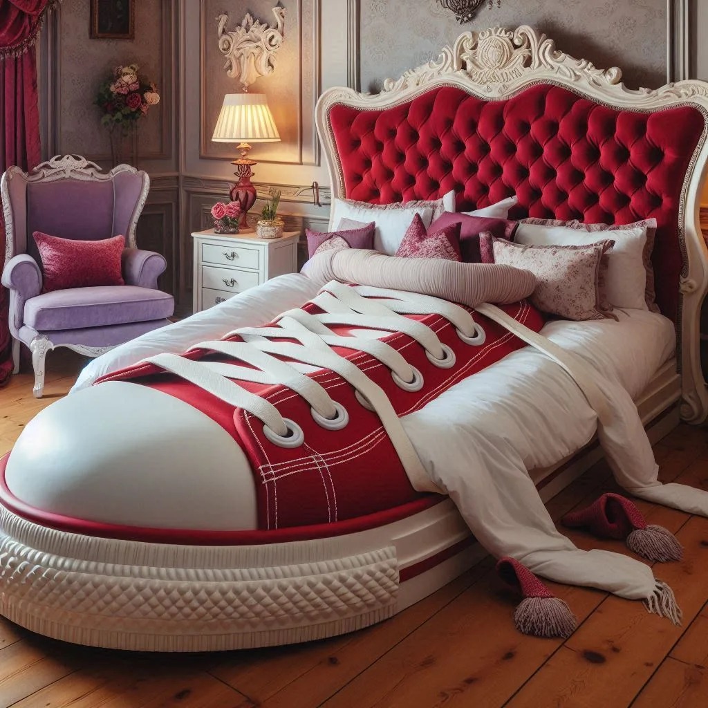 Giant Sneaker-Shaped Bed: The Epitome of Novelty and Creativity in Modern Furniture Design