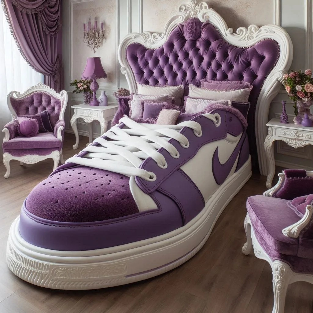 How to Style a Room with a Giant Sneaker-Shaped Bed