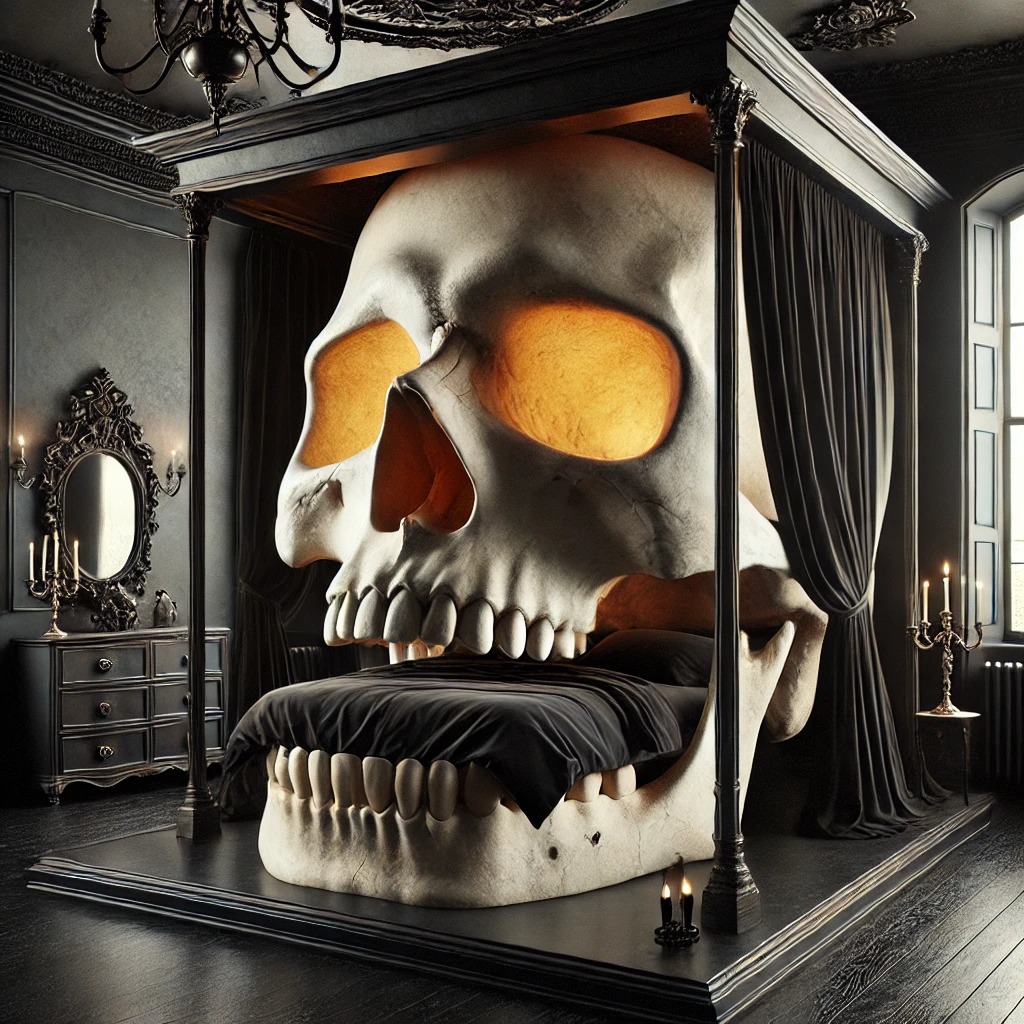 The Bold Innovation of Giant Skull Beds: A Statement in Creativity and Comfort