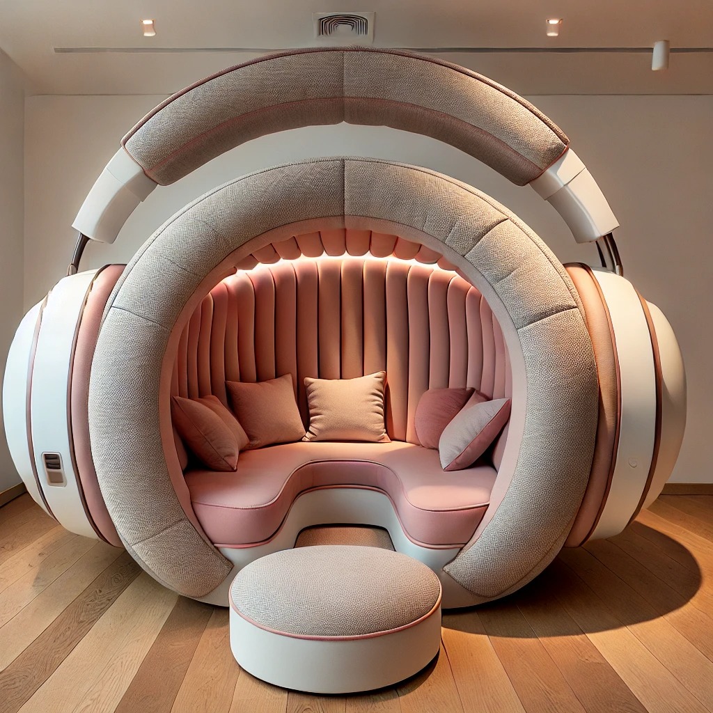 2. Design and Features of Headphone Lounging Pods