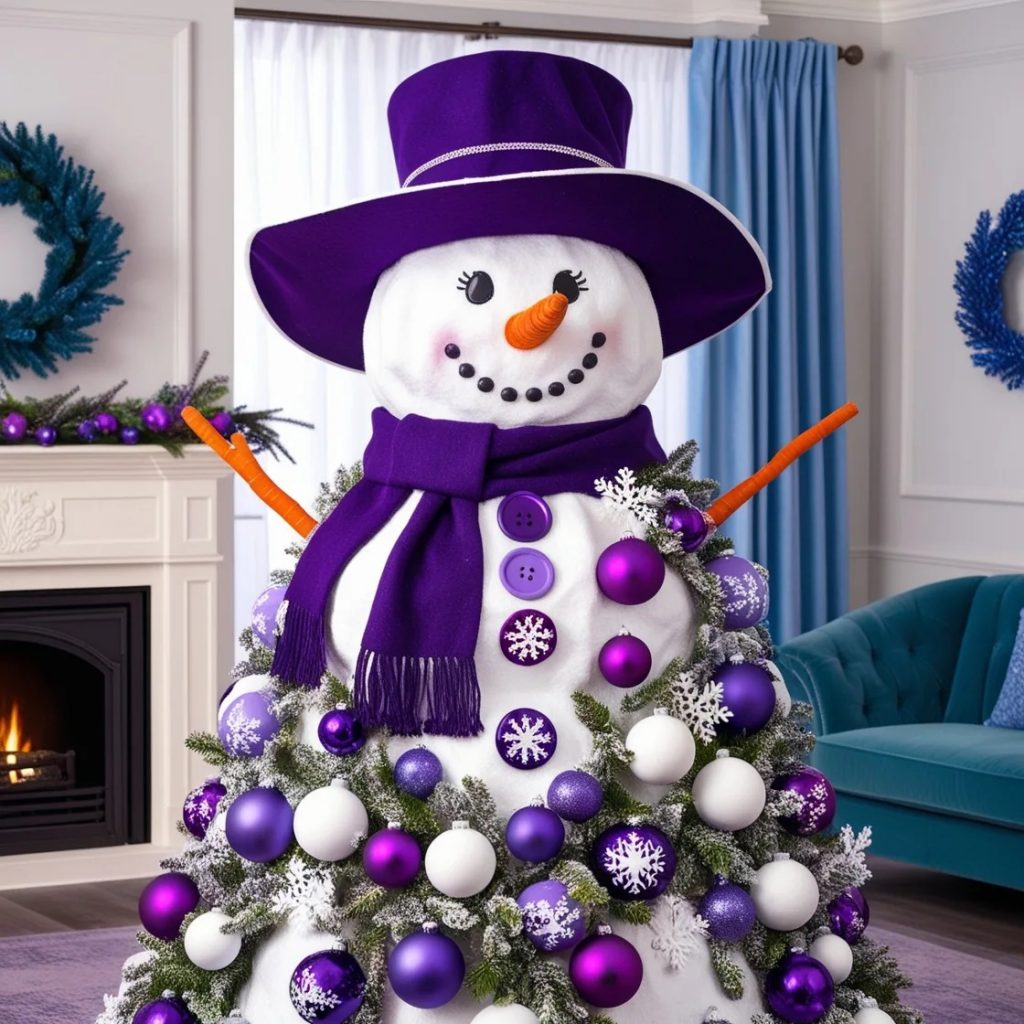 Creative Styling Ideas for Your Snowman-Shaped Christmas Tree