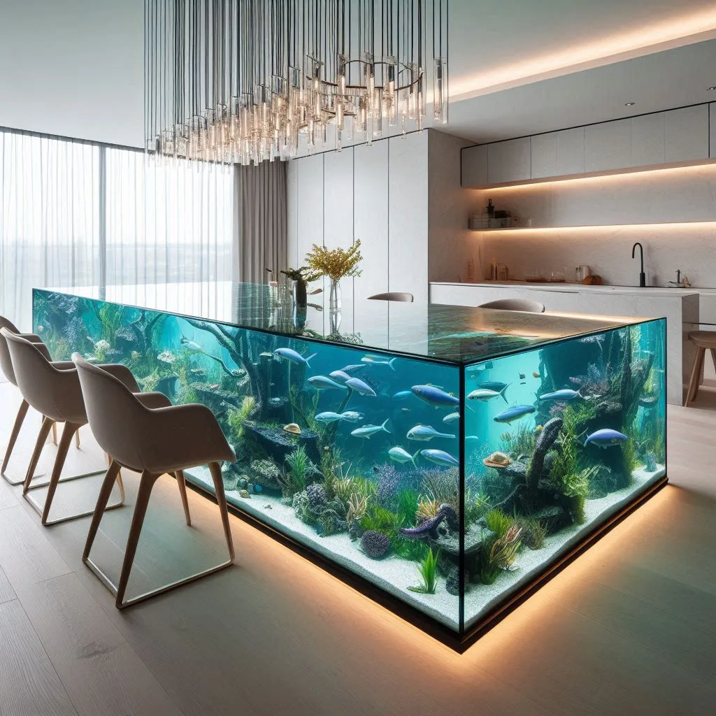 The Aquarium Dining Table: A Perfect Blend of Functionality and Fascinating Design