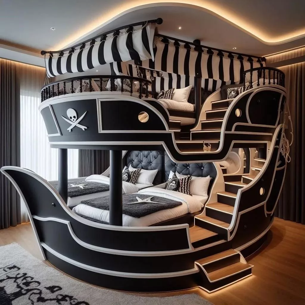 Benefits of Choosing a Pirate Ship-Shaped Bunk Bed