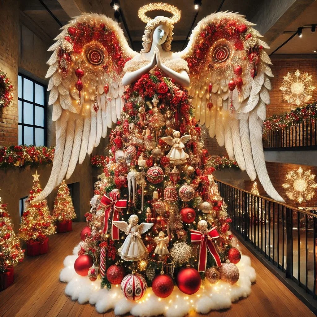 Angel-Shaped Christmas Tree: A Divine Blend of Tradition and Creativity