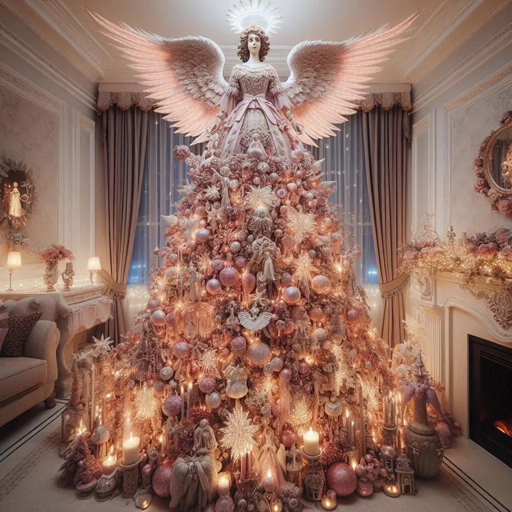 Creative Ways to Decorate an Angel-Shaped Christmas Tree