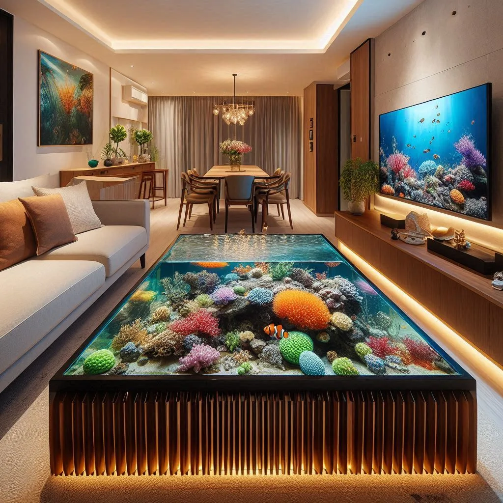 Features of the Aquarium Coffee Table