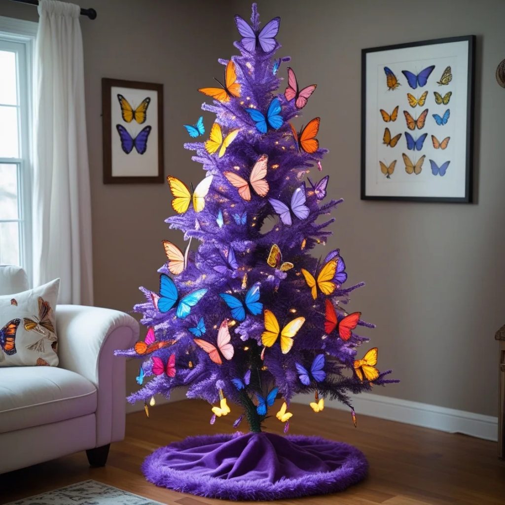 How to Create Your Own Butterfly Christmas Tree