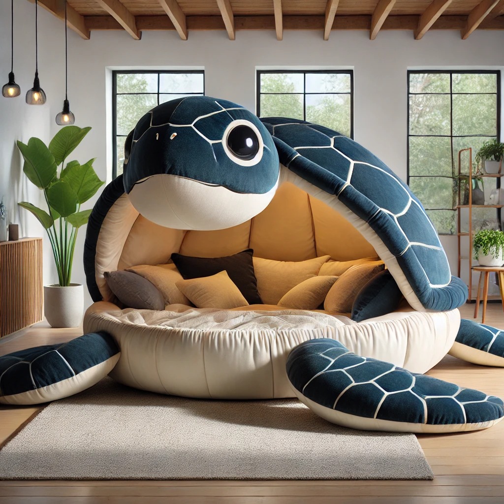 The Enchantment of the Giant Turtle Lounger: Redefining Comfort and Creativity