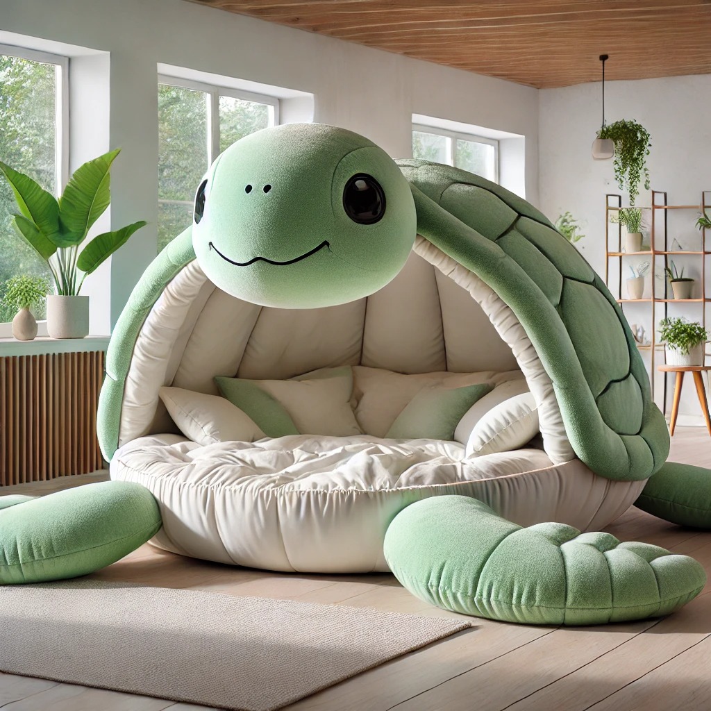 The Unique Appeal of the Giant Turtle Lounger