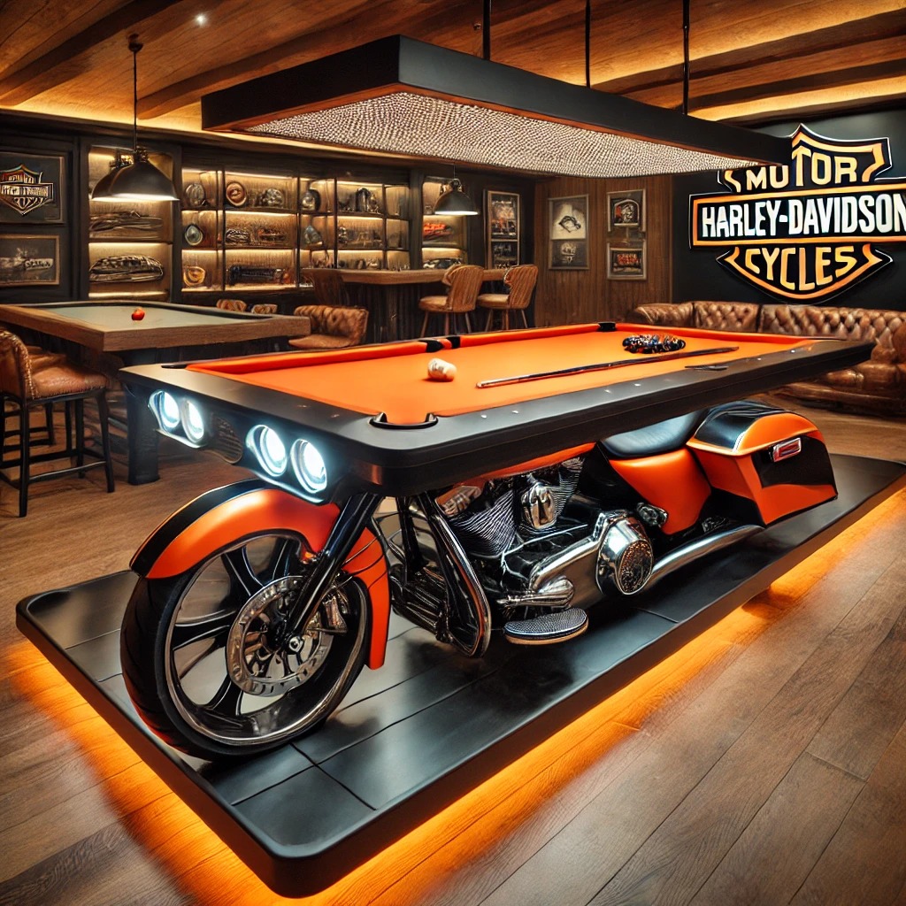 Harley Davidson Pool Table: A Masterpiece of Style and Functionality