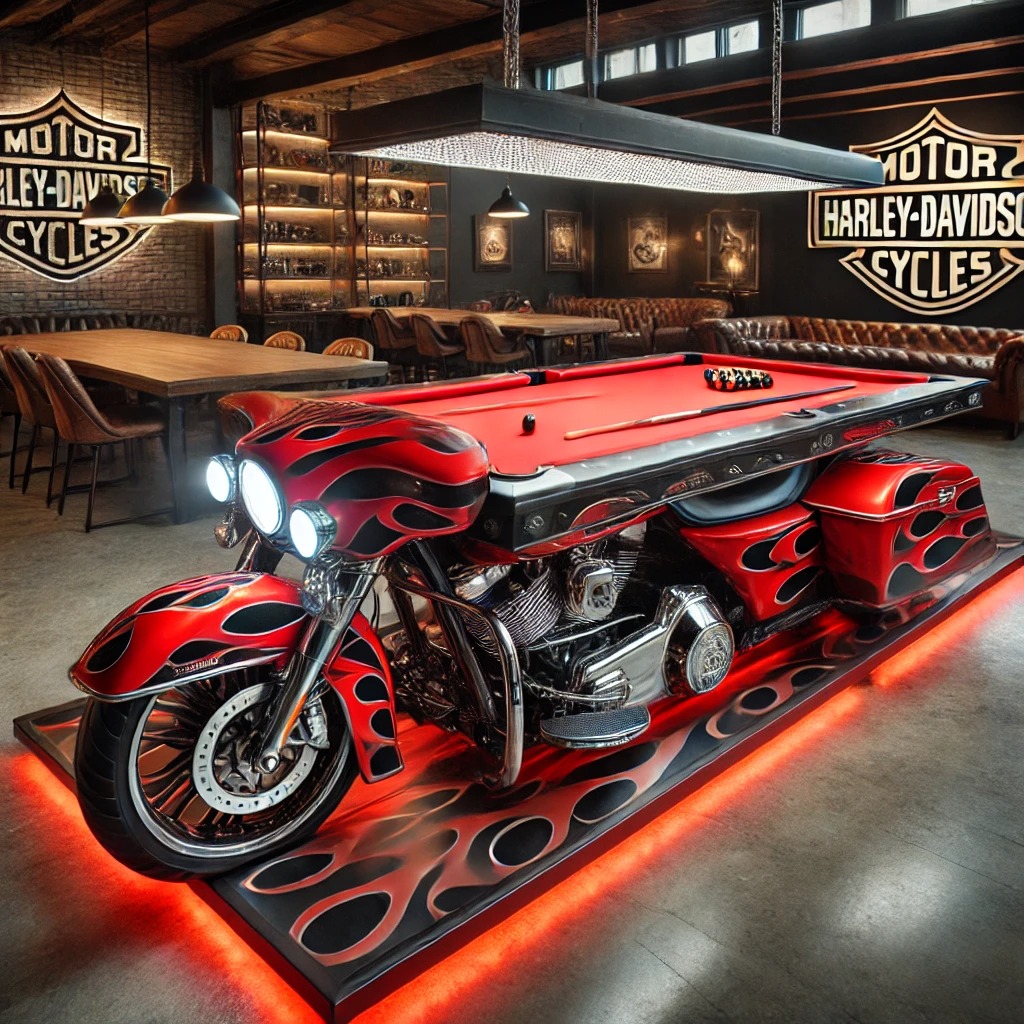 Why Choose a Harley Davidson Pool Table?