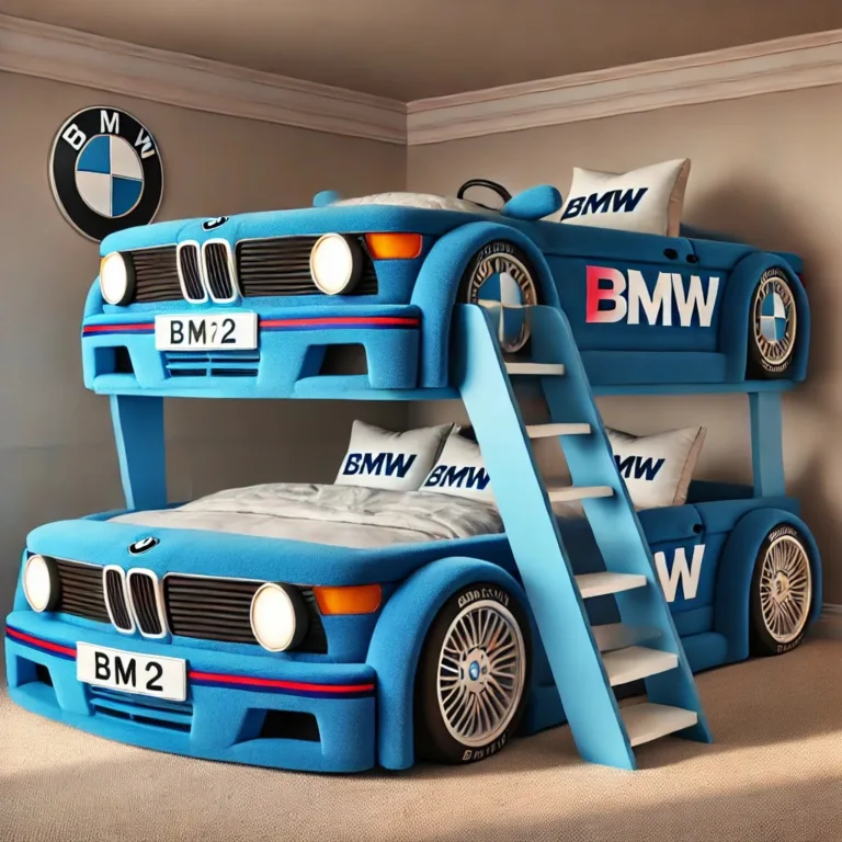 Decorating Around a Luxury Car Bunk Bed