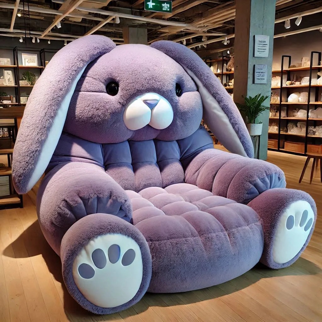 The Unique Charm of the Rabbit-Shaped Lounger