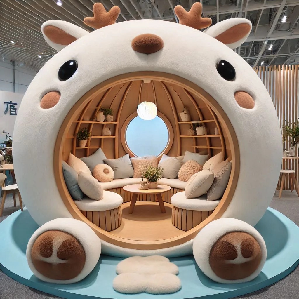 Features That Make the Reindeer-Shaped Lounge Pod Exceptional