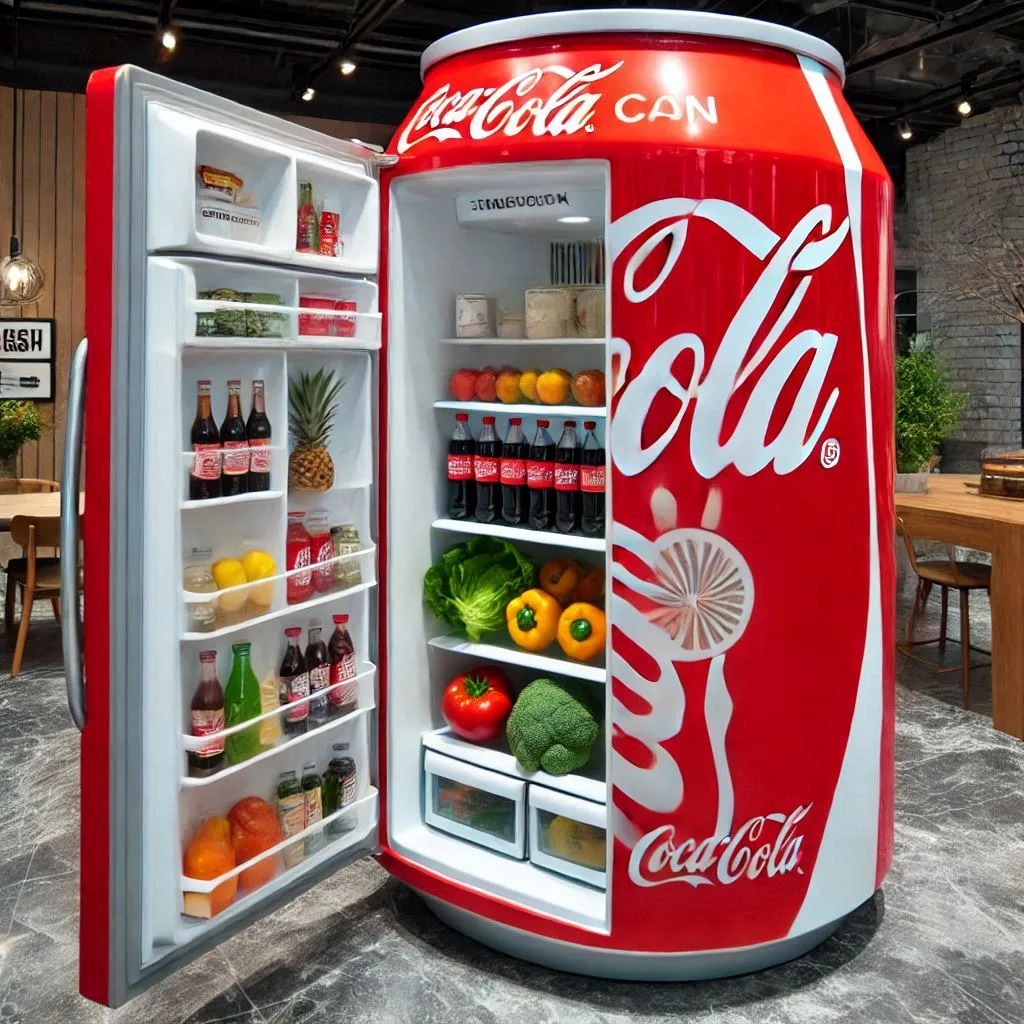 Soft Drink Can-Shaped Refrigerators: A Blend of Innovation and Novelty