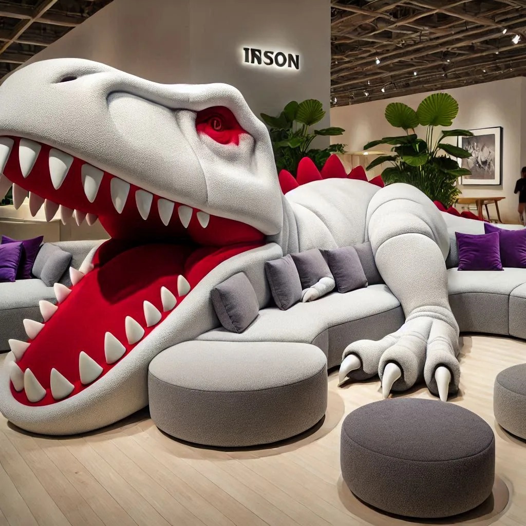 Unique Features of Dinosaur-Shaped Loungers