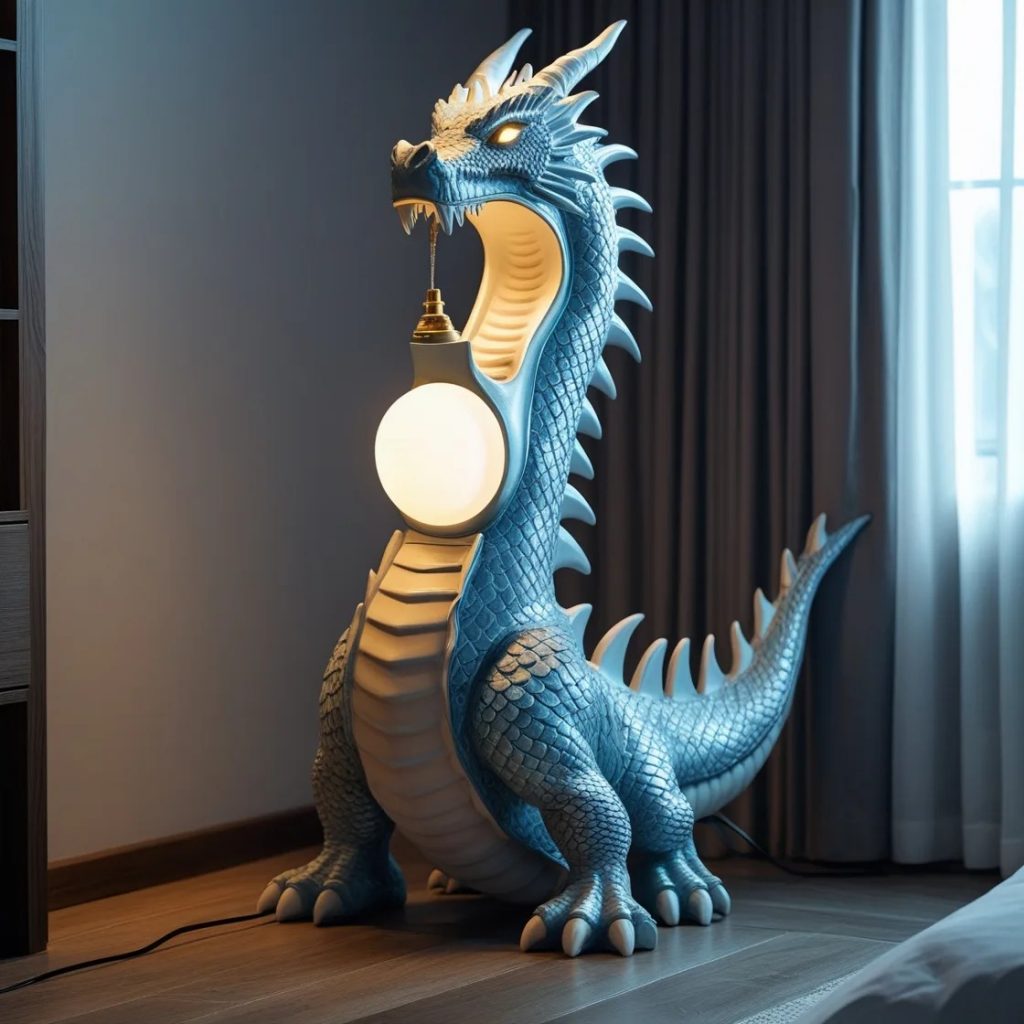 The Craftsmanship Behind Dragon-Shaped Lamps