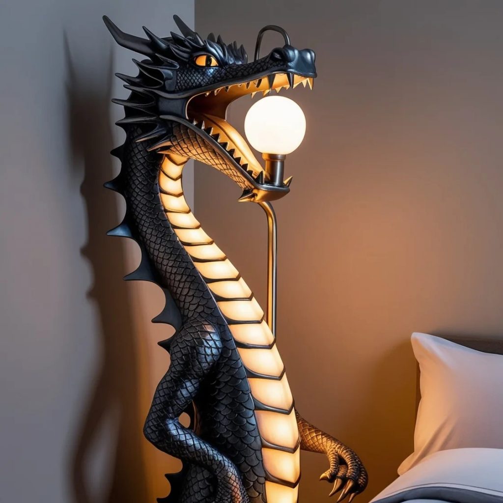 Dragon-Shaped Lamps: Illuminating Your Space with Mythical Elegance