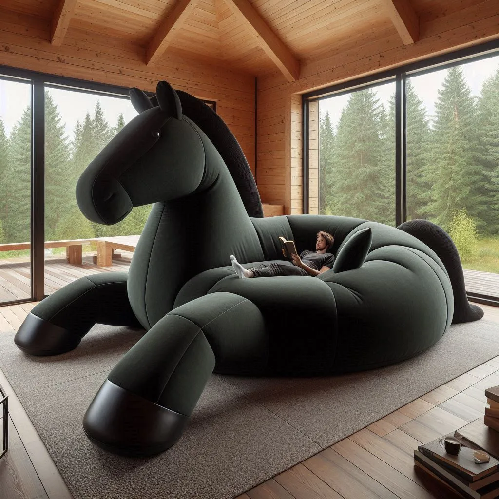 Design Features of the Giant Horse Lounger